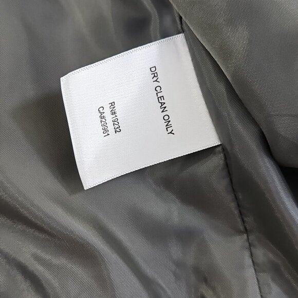 Alfred Dunner Full Zip Blazer Jacket Sz 14 Gunmetal Gray Metallic Lizard Print - Picture 7 of 12